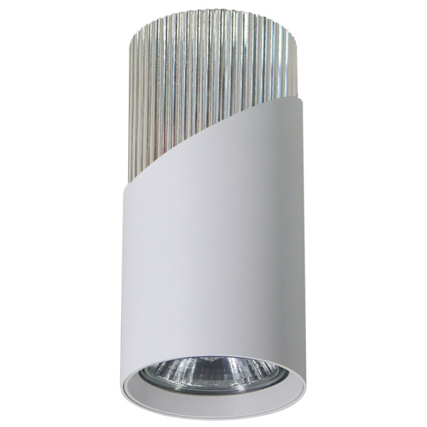 Spot okrągły biały chromowany Neo 1xGU10x8W wym:11x5,5x5,5cm IP20 Milagro 913890