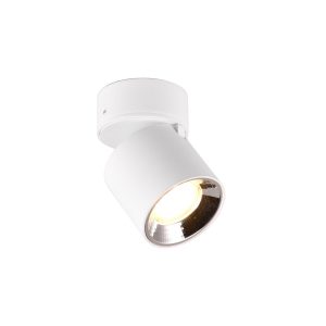 Spot okrągły biały Guayana 1xGU10x10W wym:12×8,7×8,7cm IP20 Trio 909006