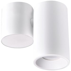 Spot okrągły biały HOBRO 1xGU10x10W wym:14×14,5x7cm IP20 Polux 915090 Spot okrągły biały HOBRO 1xGU10x10W wym:14×14,5x7cm IP20 Polux 915090
