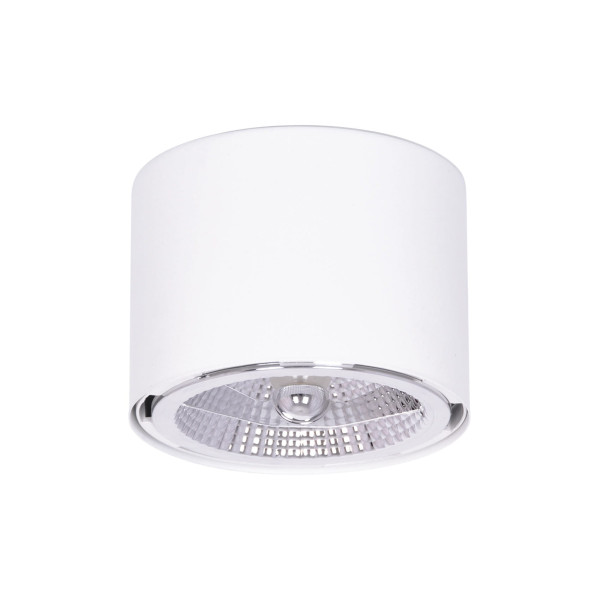 Spot okrągły biały HORN 1xAR111x10W wym:8,4x11,2x11,2cm IP20 Kaja 915098