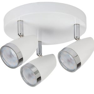 Spot okrągły biały Karen LED 12W biały ciepły wym:13,5x19x19cm IP20 Rabalux 908814 Spot okrągły biały Karen LED 12W biały ciepły wym:13,5x19x19cm IP20 Rabalux 908814