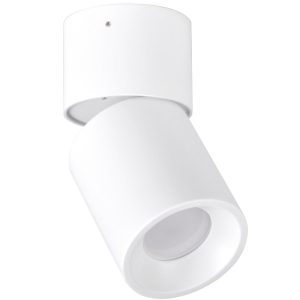 Spot okrągły biały NIXA 1xGU10x10W wym:17×8,2×8,2cm IP20 Polux 909274