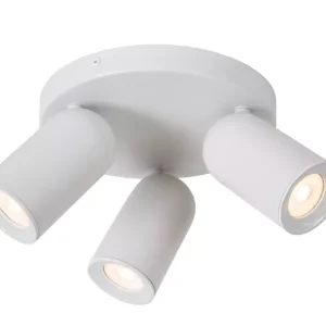 Spot okrągły biały Punch 3xGU10x35W wym:10,5x21x21cm IP20 Lucide 908829 Spot okrągły biały Punch 3xGU10x35W wym:10,5x21x21cm IP20 Lucide 908829