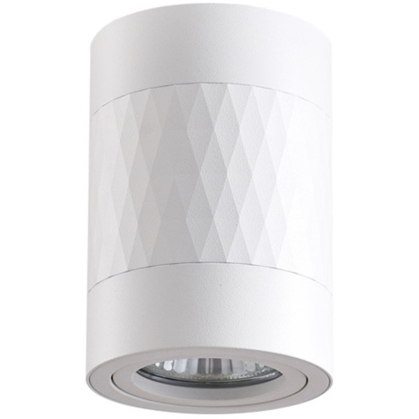 Spot okrągły biały RUBIN 1xGU10x10W wym:10x8x8cm IP20 Polux 914560