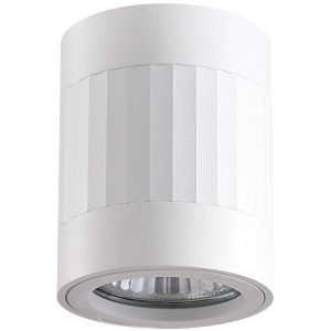 Spot okrągły biały RUBIN 1xGU10x10W wym:10x8x8cm IP20 Polux 914472 Spot okrągły biały RUBIN 1xGU10x10W wym:10x8x8cm IP20 Polux 914472