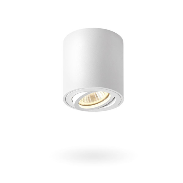 Spot okrągły biały Spotlight 1xGU10x30W wym:8,4x8x8cm IP20 Videx 914389