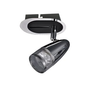 Spot okrągły chromowany dymiony ALBANE LED 4,3W biały ciepły IP20 Italux 904972 Spot okrągły chromowany dymiony ALBANE LED 4,3W biały ciepły IP20 Italux 904972