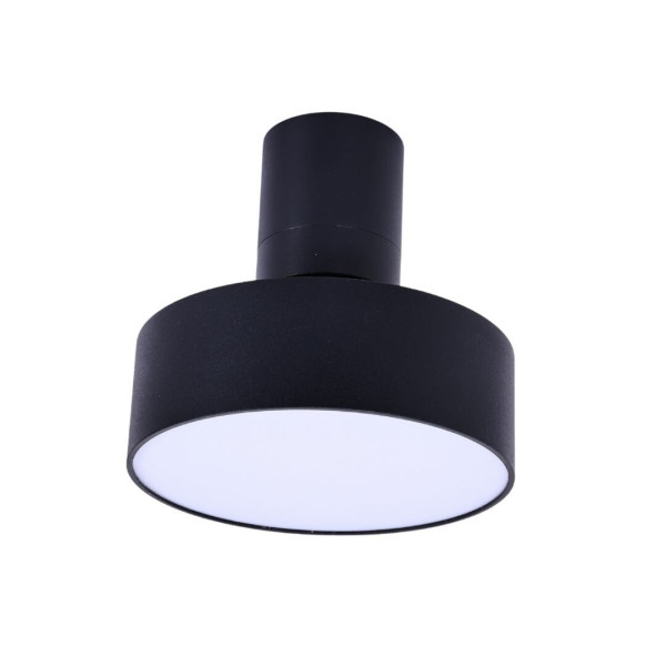 Spot okrągły czarno-biały OVIDIA LED 16W biały ciepły IP20 Rabalux 913927