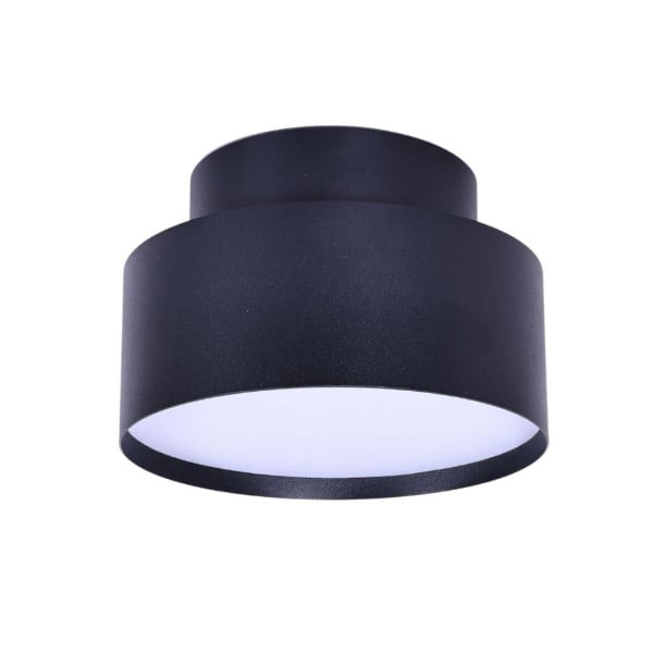 Spot okrągły czarno-biały OVIDIA LED 24W biały ciepły IP20 Rabalux 913885