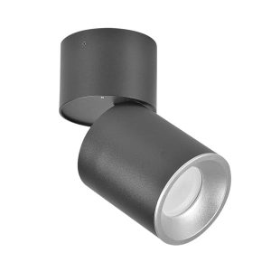 Spot okrągły czarno-srebrny ASTRA 1xGU10x10W wym:16,5×8,2×8,2cm IP20 Polux 908673 Spot okrągły czarno-srebrny ASTRA 1xGU10x10W wym:16,5×8,2×8,2cm IP20 Polux 908673