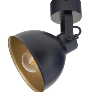 Spot okrągły czarno-złoty Mars 1xE27x15W wym:23x15x15cm IP20 Sigma Lighting 908721 Spot okrągły czarno-złoty Mars 1xE27x15W wym:23x15x15cm IP20 Sigma Lighting 908721