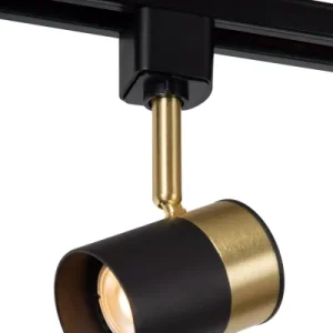 Spot okrągły czarno-złoty Track 1xGU10x5W wym:12,5×5,6×5,6cm IP20 Lucide 908796 Spot okrągły czarno-złoty Track 1xGU10x5W wym:12,5×5,6×5,6cm IP20 Lucide 908796