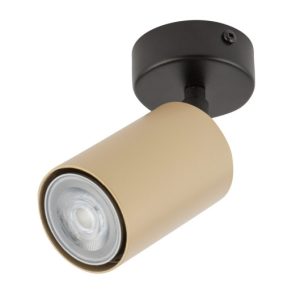 Spot okrągły czarno-złoty Zoom 1xGU10x25W wym:16x6x6cm IP20 Sigma Lighting 909673 Spot okrągły czarno-złoty Zoom 1xGU10x25W wym:16x6x6cm IP20 Sigma Lighting 909673