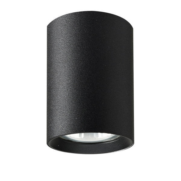 Spot okrągły czarny ARTEMIS 1xGU10x10W wym:9x6x6cm IP20 Alfa 913911