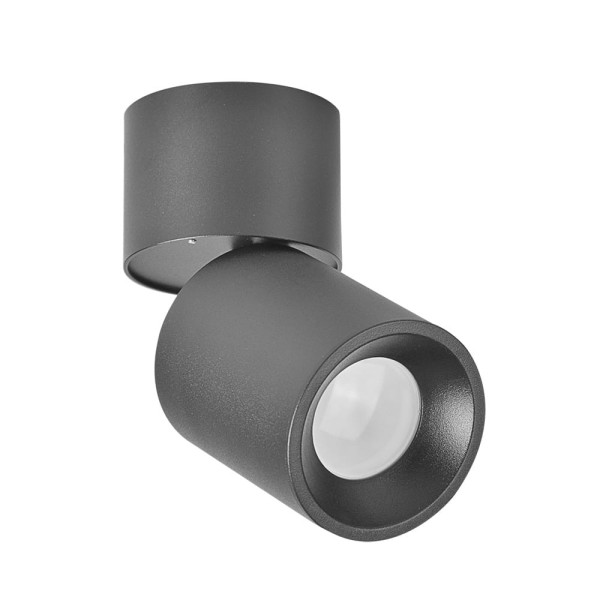 Spot okrągły czarny ASTRA 1xGU10x10W wym:16,5x8,2x8,2cm IP20 Polux 909082