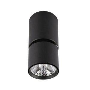 Spot okrągły czarny BONIVA LED 5W biały ciepły IP20 Italux 915260 Spot okrągły czarny BONIVA LED 5W biały ciepły IP20 Italux 915260