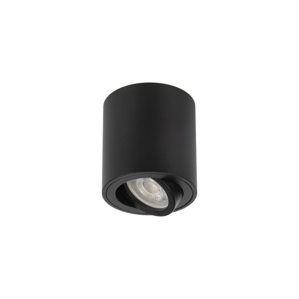 Spot okrągły czarny BORD ONE 1xGU10x10W wym:8,5x8x8cm IP20 Kanlux 915113