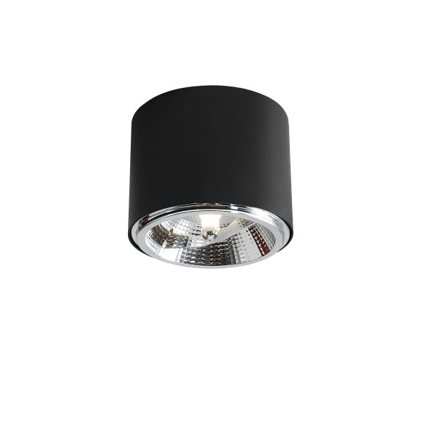 Spot okrągły czarny Bot 1xES111x35W wym:9x11,5x27cm IP20 Aldex 915118