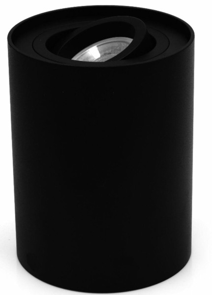 Spot okrągły czarny Crono 1xGU10x10W wym:12,5x9,6x9,6cm IP20 IdeaLED 917267