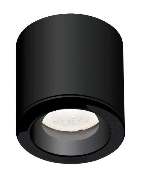 Spot okrągły czarny FORM 1xGU10x10W wym:8x8x8cm IP65 Maxlight 913412
