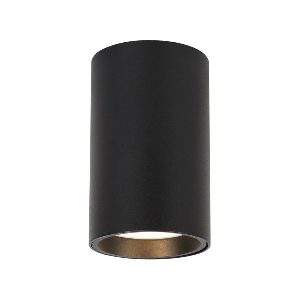 Spot okrągły czarny Genesis 1xGU10x8W wym:10x6,3x6,3cm IP20 Milagro 915080