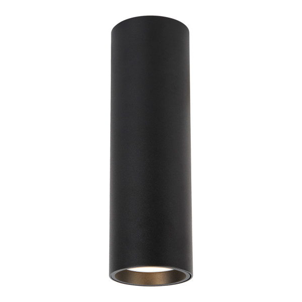Spot okrągły czarny Genesis 1xGU10x8W wym:20x6,3x6,3cm IP20 Milagro 915063