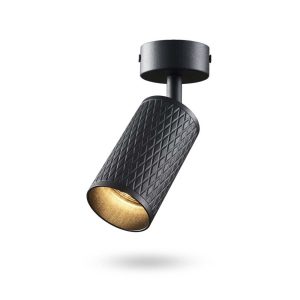 Spot okrągły czarny Grant 1xGU10x30W wym:16×5,5×5,5cm IP20 Videx 917228 Spot okrągły czarny Grant 1xGU10x30W wym:16×5,5×5,5cm IP20 Videx 917228