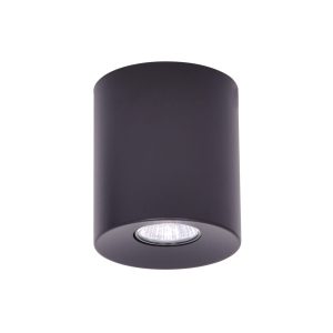 Spot okrągły czarny HORN 1xGU10x10W wym:12,4x11x11cm IP20 Kaja 915087 Spot okrągły czarny HORN 1xGU10x10W wym:12,4x11x11cm IP20 Kaja 915087
