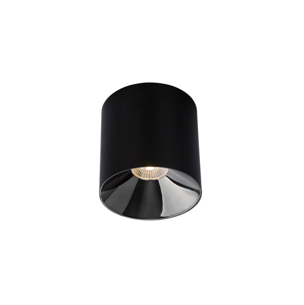 Spot okrągły czarny IOS LED 20W biały neutralny IP20 Nowodvorski 914476