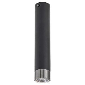 Spot okrągły czarny matowy-srebrny Zircon 1xGU10x10W IP20 Rabalux 962383 Spot okrągły czarny matowy-srebrny Zircon 1xGU10x10W IP20 Rabalux 962383