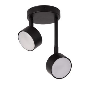 Spot okrągły czarny NEMO 2xGX53x12W wym:24x18x18cm IP20 Sigma Lighting 908724
