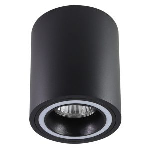 Spot okrągły czarny piaskowany FALCO 1xGU10x10W wym:10x8x8cm IP20 Polux 915055 Spot okrągły czarny piaskowany FALCO 1xGU10x10W wym:10x8x8cm IP20 Polux 915055