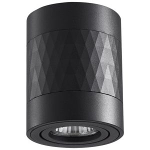 Spot okrągły czarny RUBIN 1xGU10x10W wym:10x8x8cm IP20 Polux 914406 Spot okrągły czarny RUBIN 1xGU10x10W wym:10x8x8cm IP20 Polux 914406