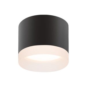 Spot okrągły czarny Spotlight 1xGX53x30W wym:7x8x8cm IP20 Videx 914441