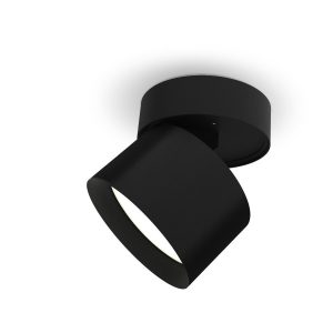 Spot okrągły czarny Spotlight 1xGX53x30W wym:8,2x8x8cm IP20 Videx 909220