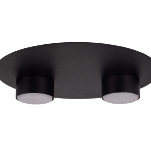 Spot okrągły czarny STAR 2xGX53x12W wym:8x33x33cm IP20 Sigma Lighting 913916