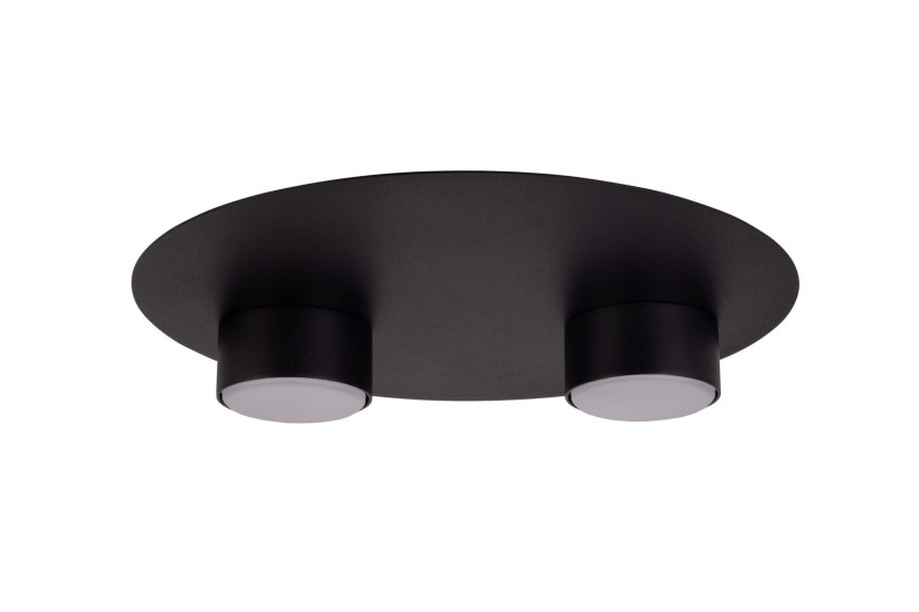 Spot okrągły czarny STAR 2xGX53x12W wym:8x33x33cm IP20 Sigma Lighting 913916