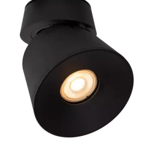 Spot okrągły czarny Trigono 1xGU10x40W wym:10,5×10,5×10,5cm IP20 Lucide 908789