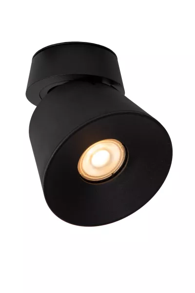 Spot okrągły czarny Trigono 1xGU10x40W wym:10,5x10,5x10,5cm IP20 Lucide 908789