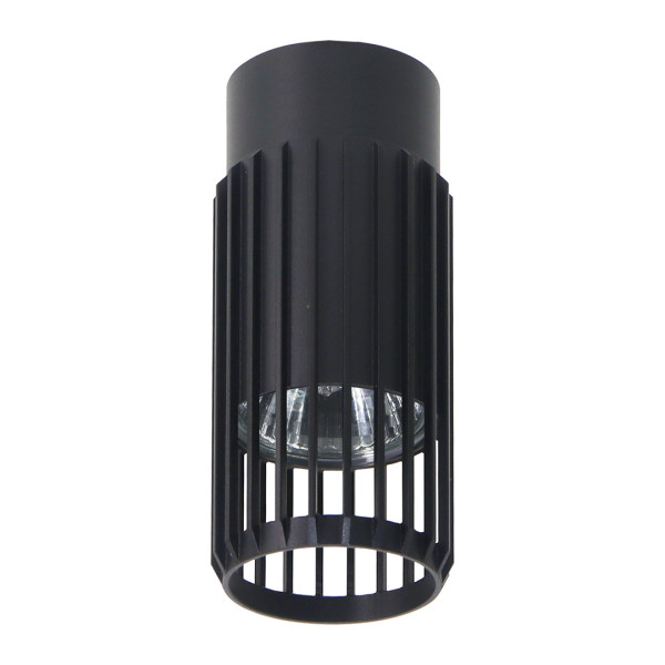 Spot okrągły czarny Vertical 1xGU10x8W wym:14x6x6cm IP20 Milagro 915274