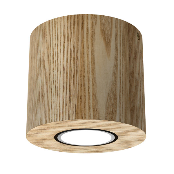 Spot okrągły jasne drewno Downlight wood 1xGU10x8W IP20 Luminex 913919