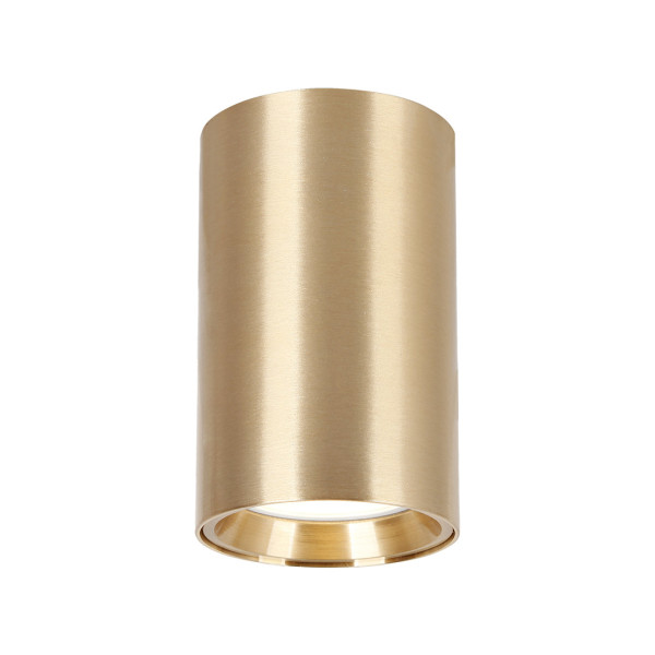 Spot okrągły mosiężno-złoty Genesis 1xGU10x8W wym:10x6,3x6,3cm IP20 Milagro 915129