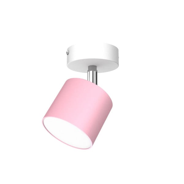 Spot okrągły różowo-biały DIXIE 1xGX53x20W wym:14x8x8cm IP20 Milagro 855332