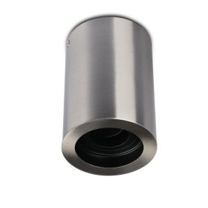 Spot okrągły srebrny satyna 1xGU10x35W wym:14,2x10x10cm IP20 V-TAC 905054