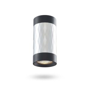 Spot okrągły srebrny Trevor 1xGU10x30W wym:12x6x6cm IP20 Videx 913933