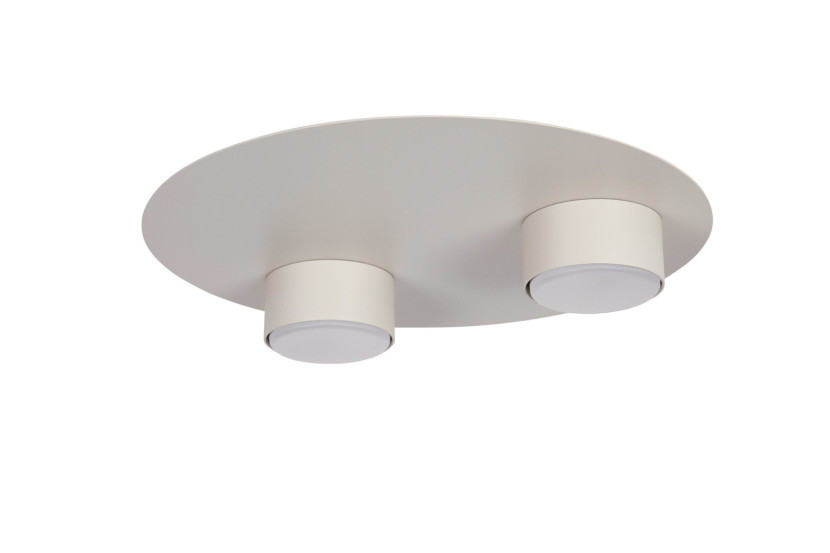Spot okrągły szary beż STAR 2xGX53x12W wym:8x33x33cm IP20 Sigma Lighting 913943