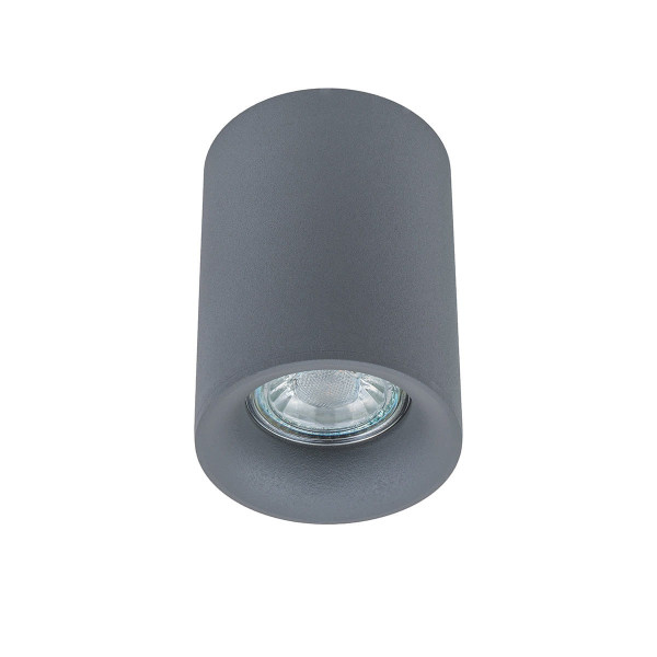 Spot okrągły szary FLYNN 1xGU10x50W wym:11x8x8cm IP20 Italux 913395