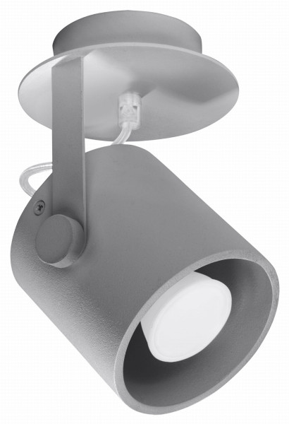 Spot okrągły szary LAROSA 1xGU10x40W wym:19x12x12cm IP20 Sollux Lighting 908920