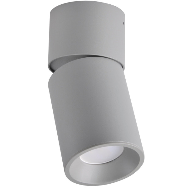 Spot okrągły szary NIXA 1xGU10x10W wym:17x8,2x8,2cm IP20 Polux 908760