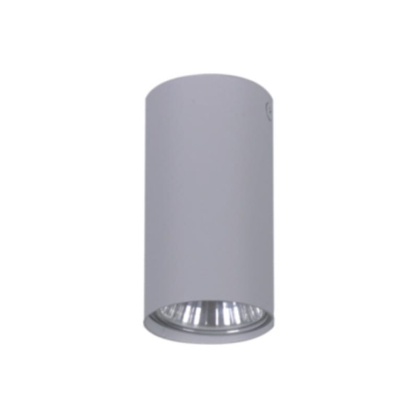 Spot okrągły szary TUBA 1xGU10x50W wym:10x6x5cm IP20 Kaja 913882